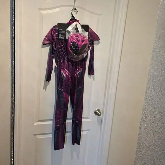 BRAND NEW KIDS PINK POWER RANGER COSTUME KIT - Picture 10 of 12